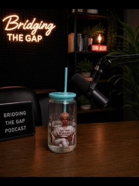 Resilience Graphic Mason Jar Tumbler with Teal Lid & Straw
